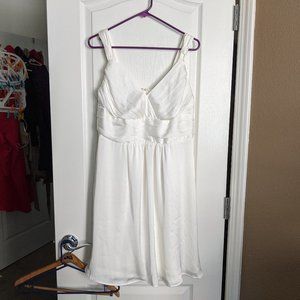 Cream dress, great for wedding reception!